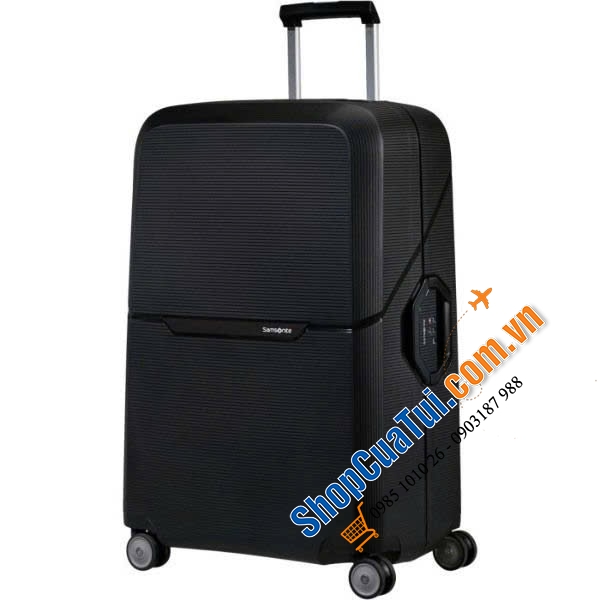 Set 3 vali kéo Samsonite Magnum ECO - Made in EU - Khoá ngoài, 3 màu xanh, đen, cam size S,M,L (có bán lẻ từng chiếc)