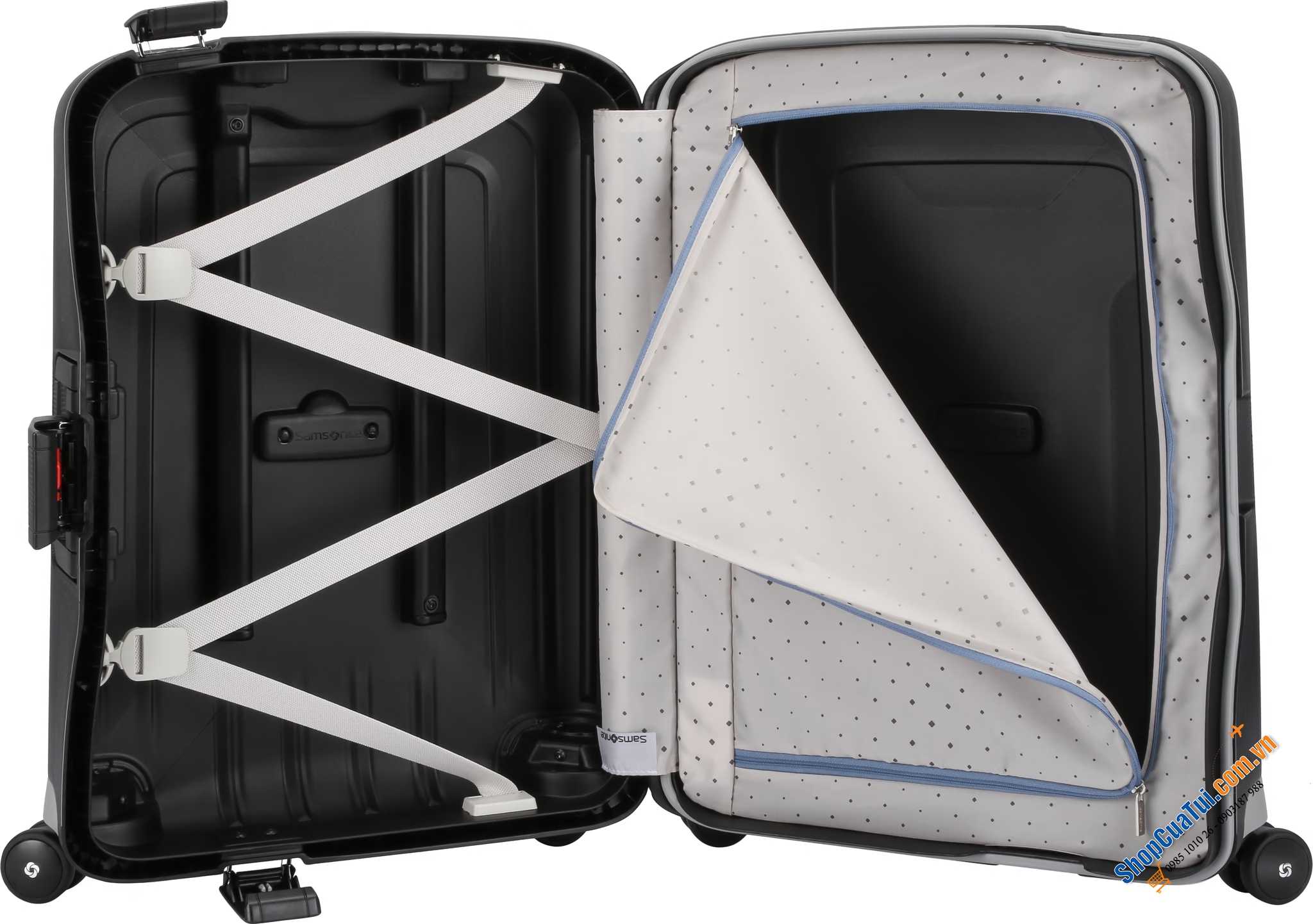 VALI SAMSONITE S CURE SIZE CABIN - MADE IN EU đủ 5 mầu siêu đẹp