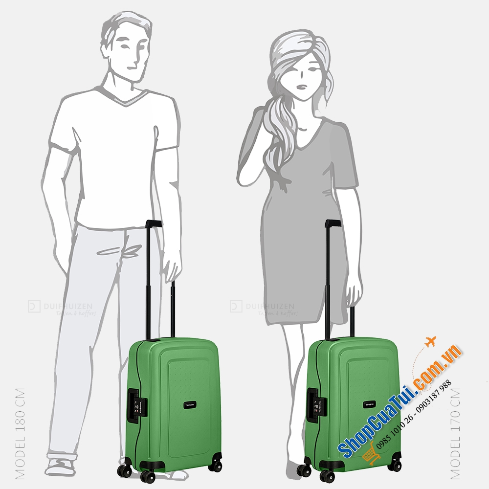 VALI SAMSONITE S CURE SIZE CABIN - MADE IN EU đủ 5 mầu siêu đẹp