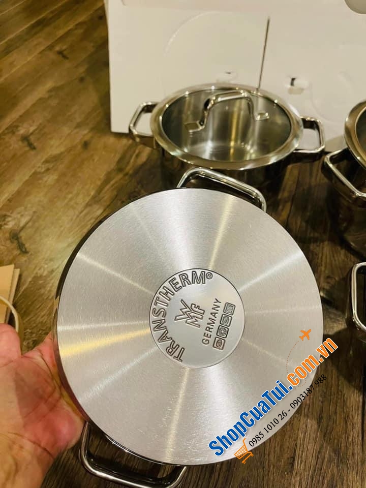 Bộ nồi WMF Compact Cuisine 4 chiếc nồi có vung siêu xịn - Made in Italy