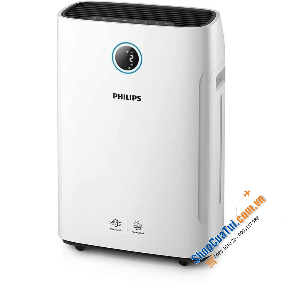 MÁY LỌC KHÔNG KHÍ & TẠO ẨM PHILIPS AC2729/10 - HAI CHỨC NĂNG SỬ DỤNG ĐỘC LẬP- PHÙ HỢP 4 MÙA QUANH NĂM cho phòng to lên tới 65m2