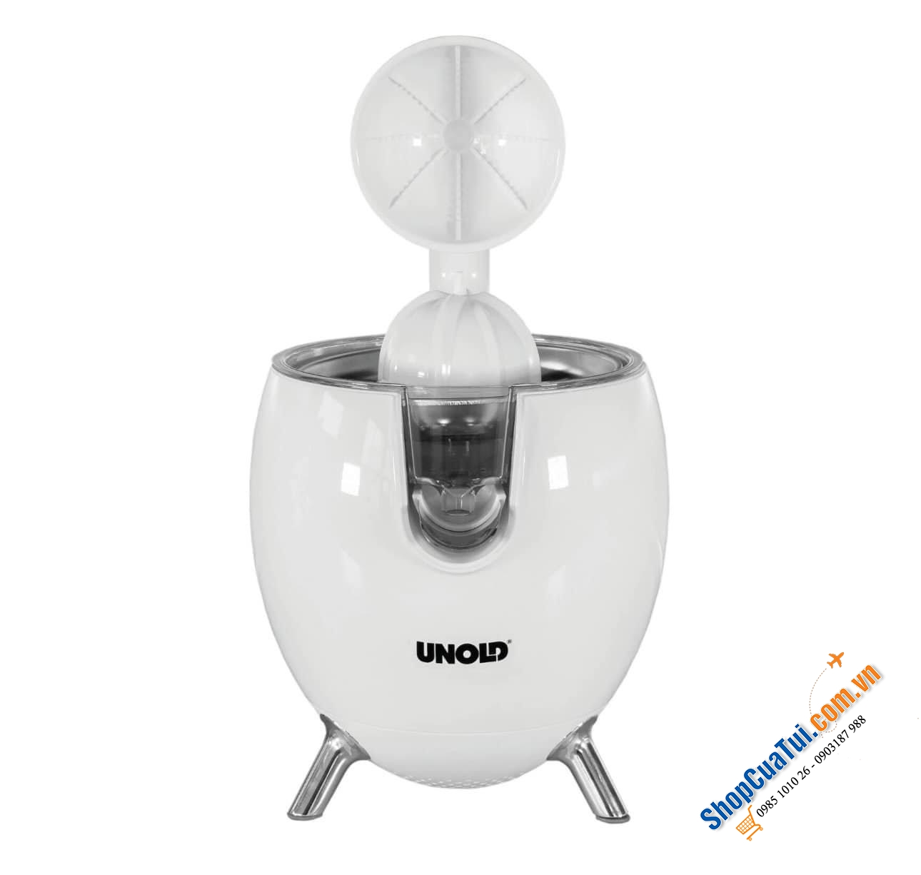 MÁY VẮT CAM HÌNH TRỨNG UNOLD 78130 - Màu trắng.