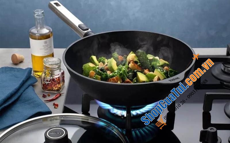 Chảo WOLL DIAMOND XR LOGIC, mã chảo xịn nhất của hãng Woll danh tiếng, Made in Germany, đủ size 20cm, 24cm, 28cm, sâu lòng 28cm
