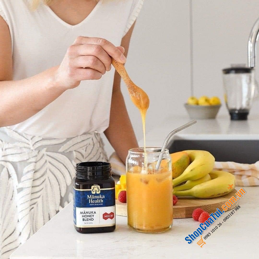 Mật ong Manuka Health MGO115+ UMF6 Manuka Honey 500g: Tăng cường sức đề kháng, chống mệt mỏi, duy trì sự trẻ trung, làm đẹp da