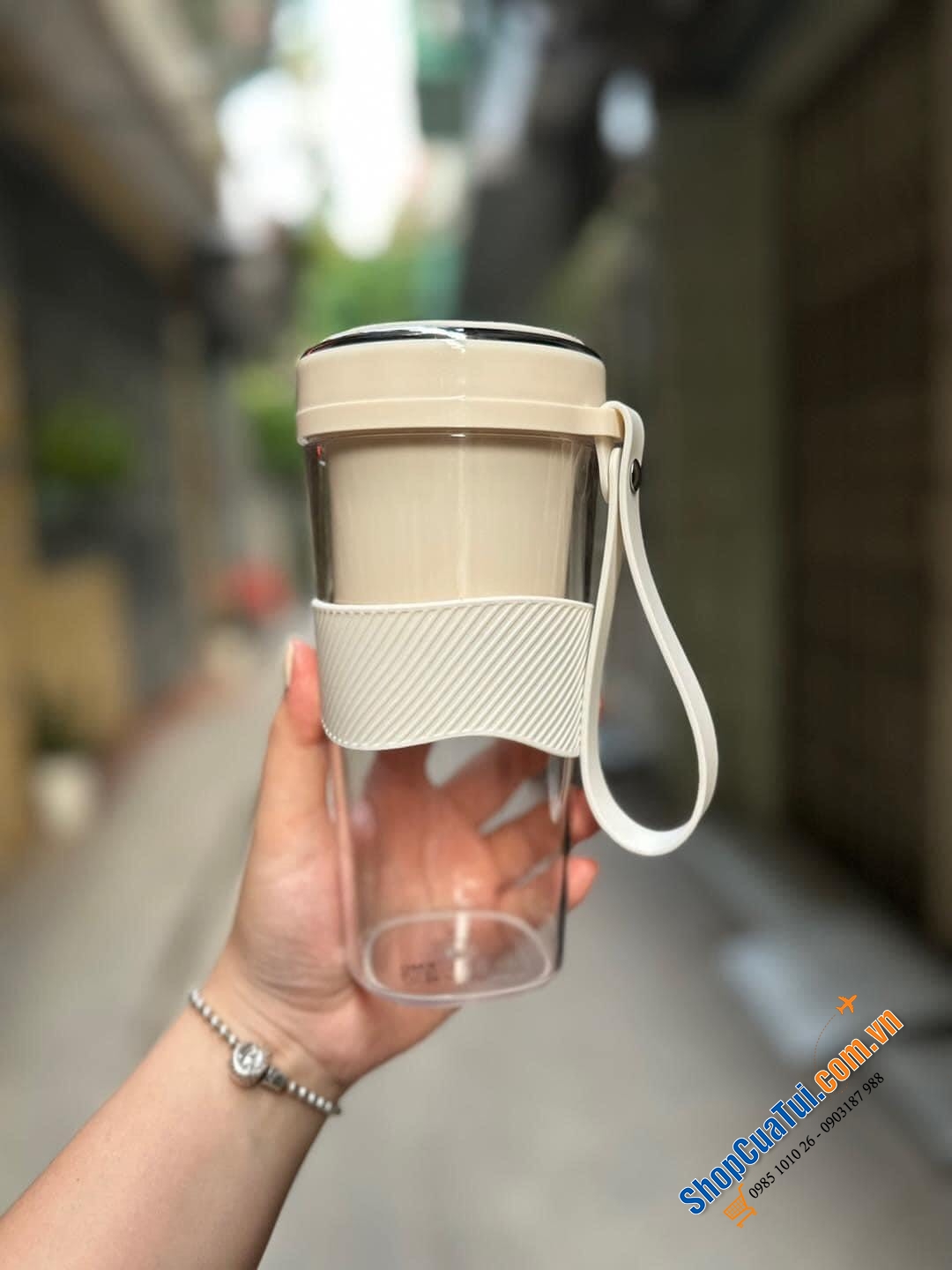 Máy xay sinh tố không dây dạng sạc mini Diyarts Homelee: xay được đá và xay nóng