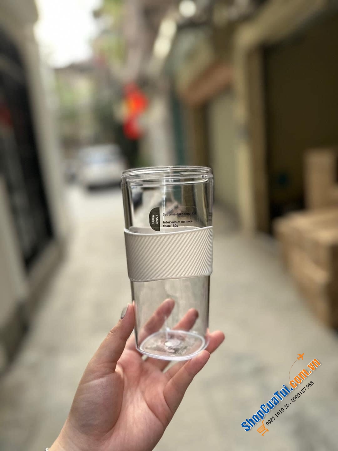 Máy xay sinh tố không dây dạng sạc mini Diyarts Homelee: xay được đá và xay nóng