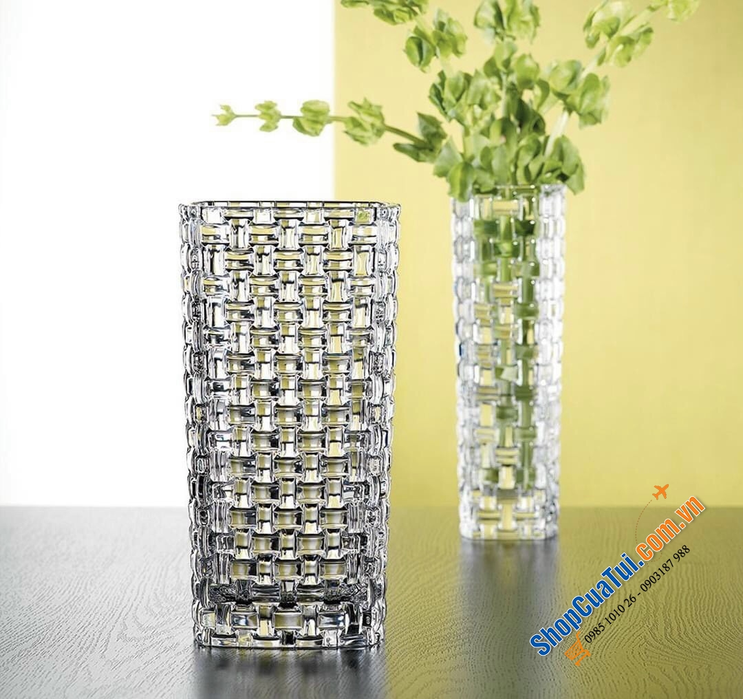 Bình hoa Nachtmann Bossa Nova 80729 Vase 28cm - Lọ hoa đầy nghệ thuật và phá cách