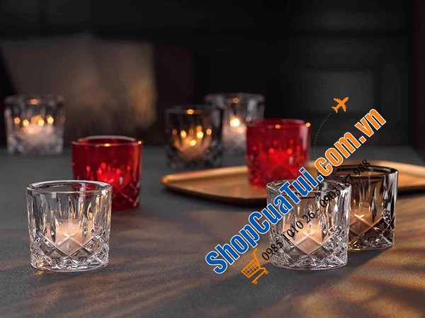 Cốc để Nến trang trí Nachtmann Noblesse MÀU KHÓI SMOKE.