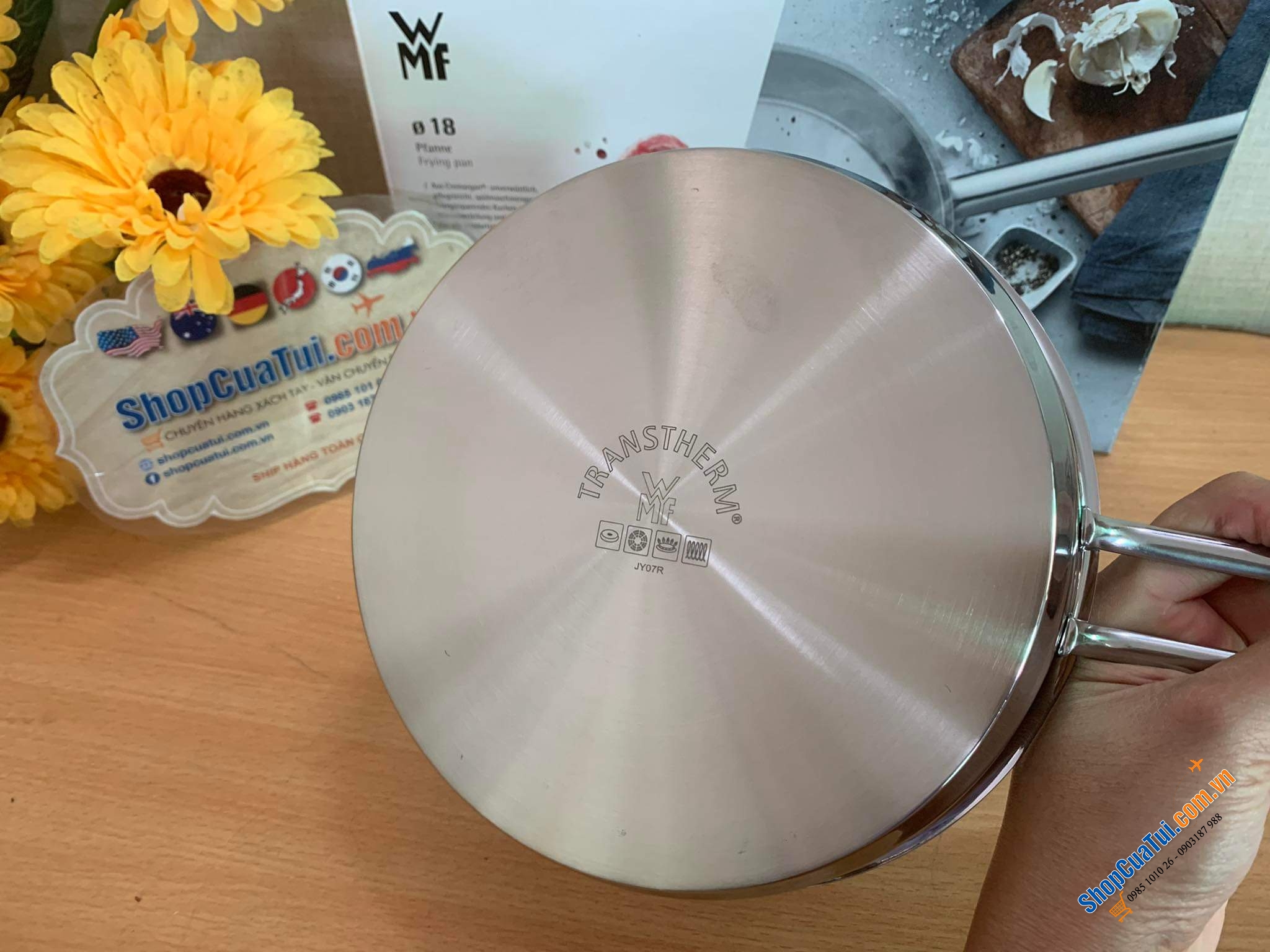 Chảo WMF inox 18cm - Chảo mini siêu xinh, chống dính tự nhiên nhẹ nhàng