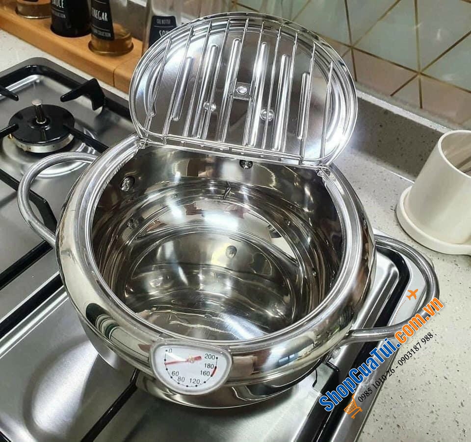 Nồi chiên ngập dầu Casani Fryer Pot 2,2 Lít