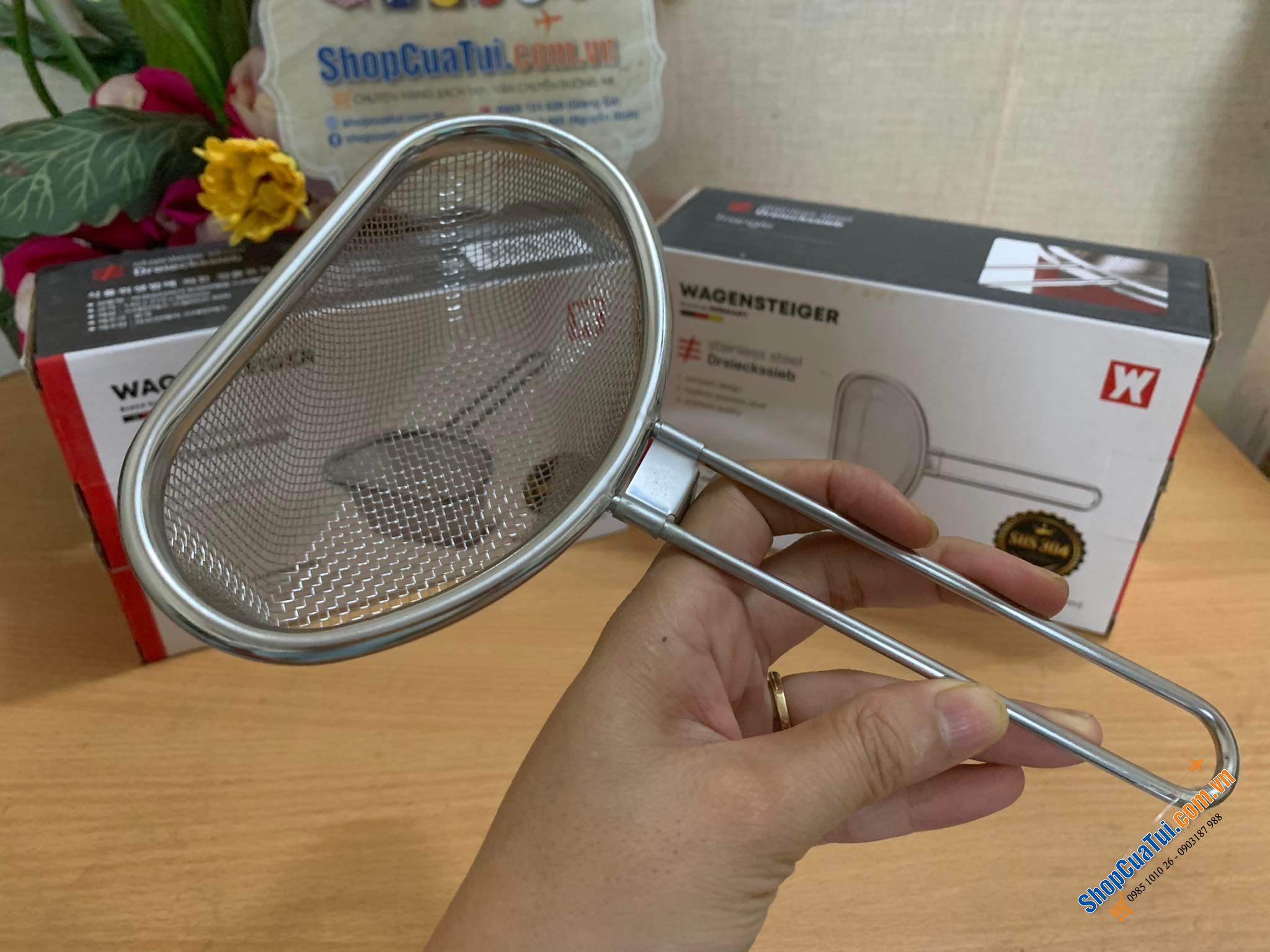 Rây lọc nhúng lẩu WAGENSTEIGER - RÂY LỌC THỰC PHẨM ĐA NĂNG WAGENSTEIGER