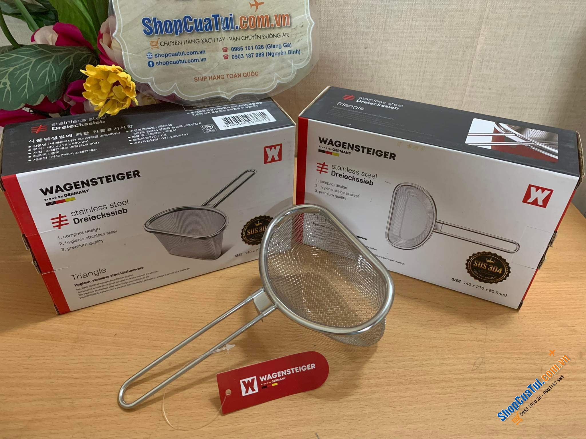 Rây lọc nhúng lẩu WAGENSTEIGER - RÂY LỌC THỰC PHẨM ĐA NĂNG WAGENSTEIGER
