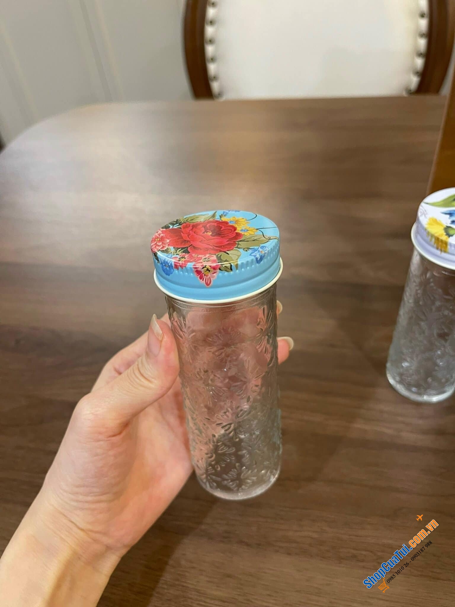 Sét 6 lọ đựng gia vị kèm giá The Pioneer Woman