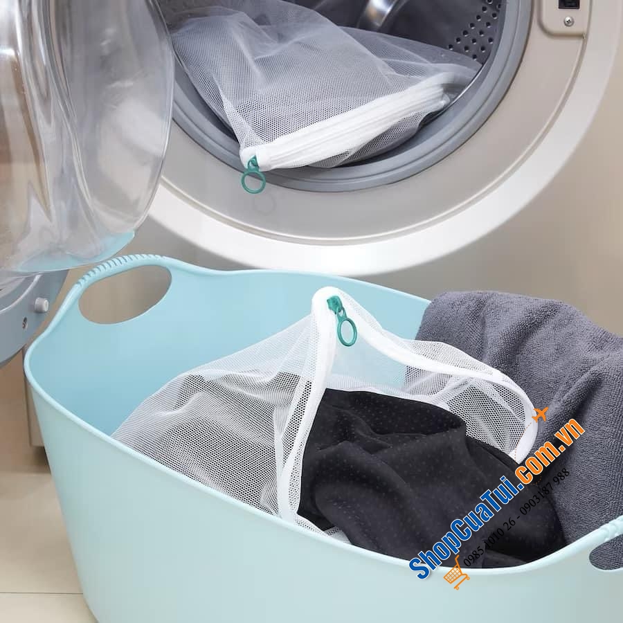 TÚI GIẶT GIẶT ĐỒ LÓT, QUẦN ÁO MỎNG DÙNG TRONG MÁY GIẶT IKEA Đức.