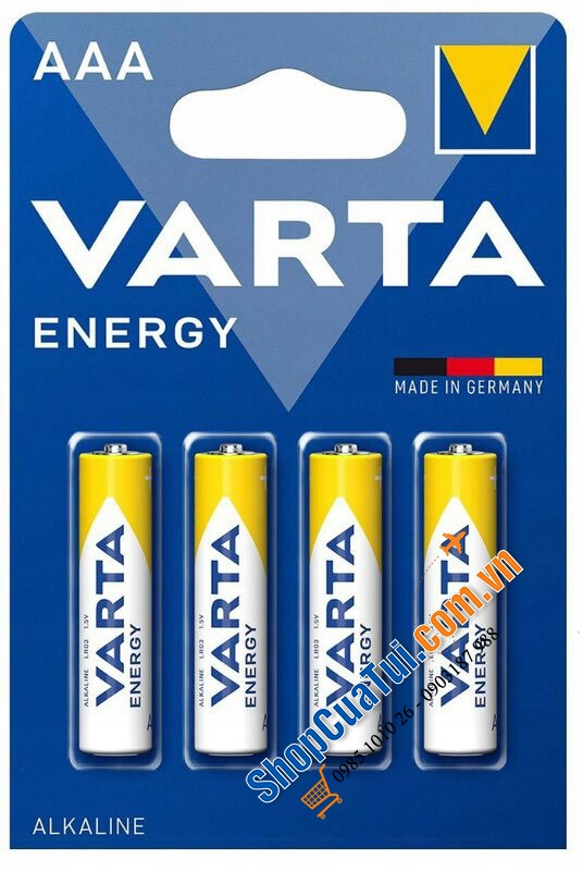 SET 5 PIN VARTA - Made in Germany - loại 2A hoặc 3A