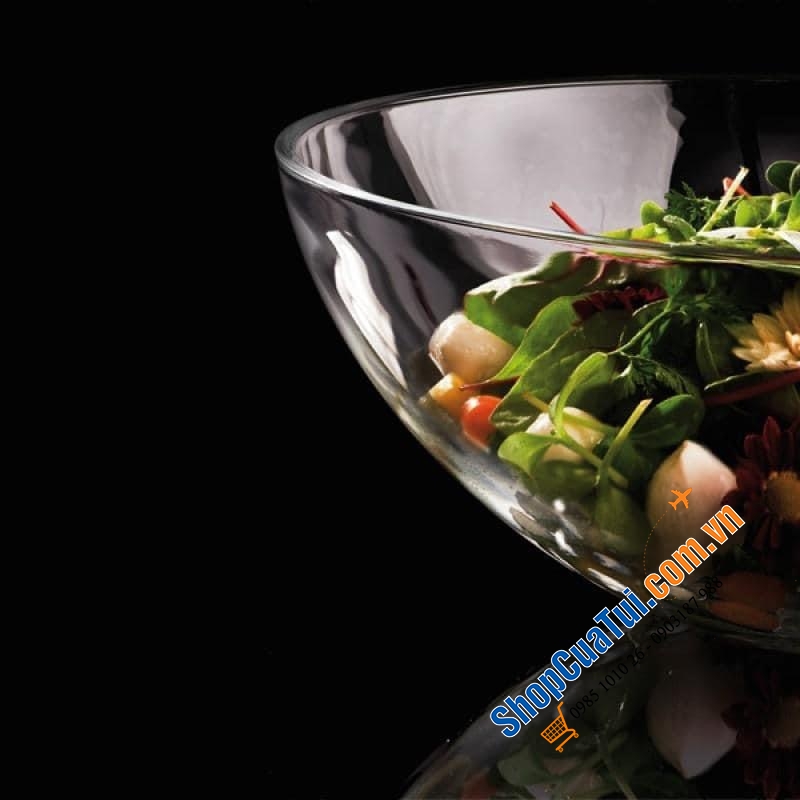 5 bát tròn pha lê trong suốt Nachtmann Vivendi Schalen.