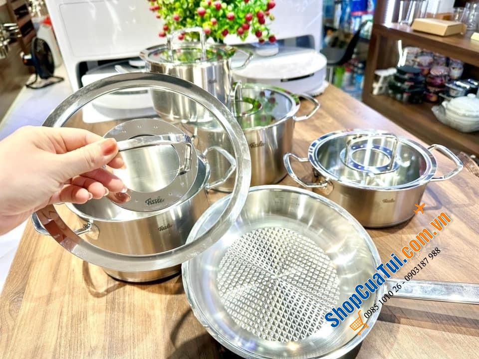 Bộ nồi Fissler Profi Original siêu cao cấp.