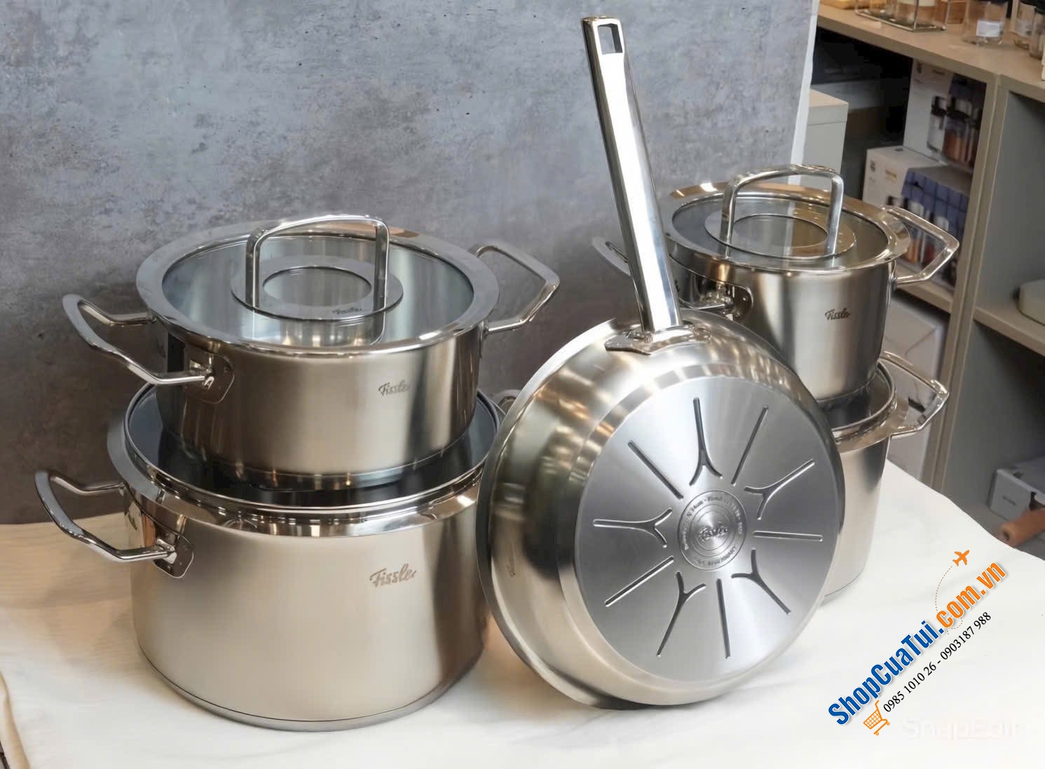 Bộ nồi Fissler Profi Original siêu cao cấp.
