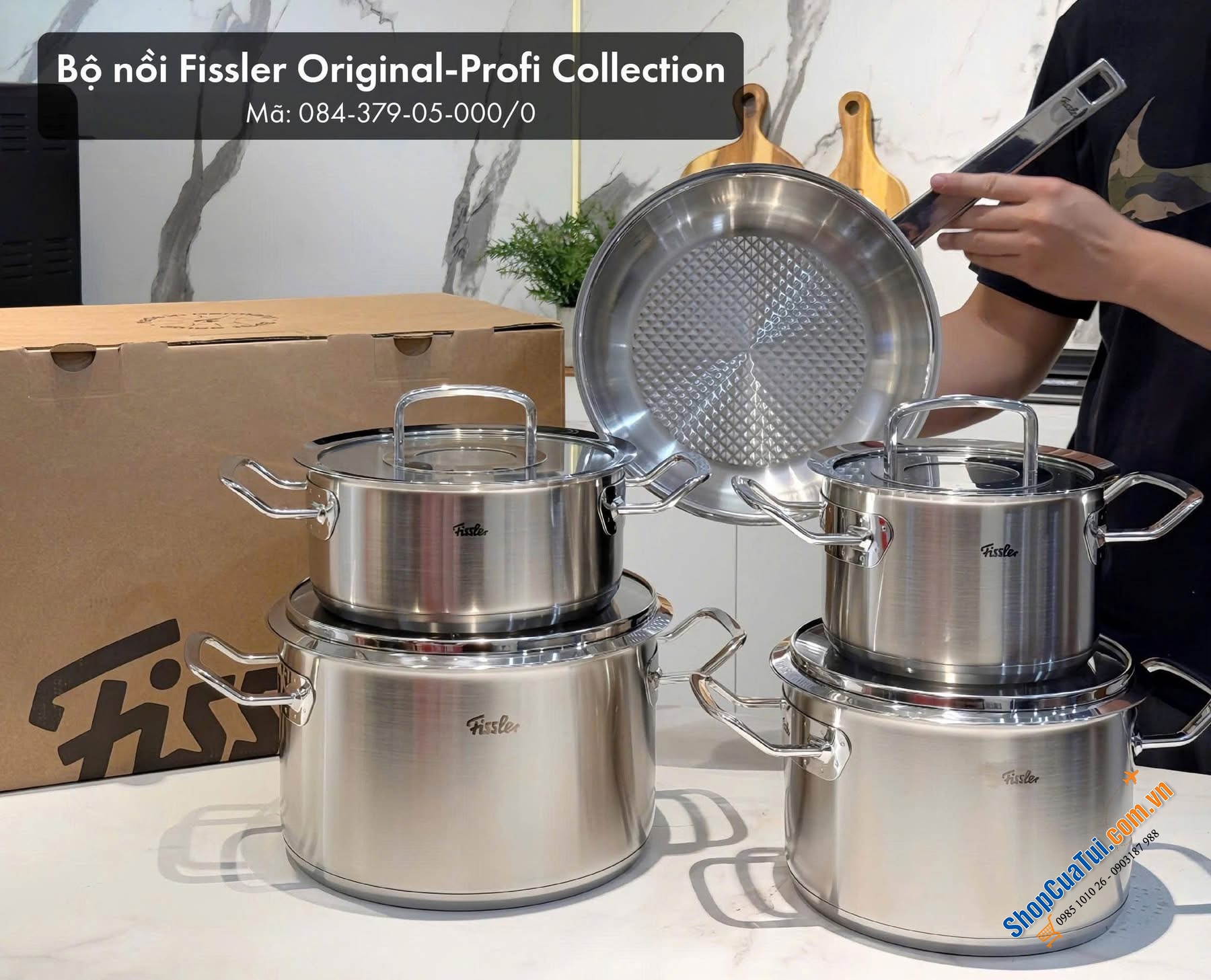 Bộ nồi Fissler Profi Original siêu cao cấp.