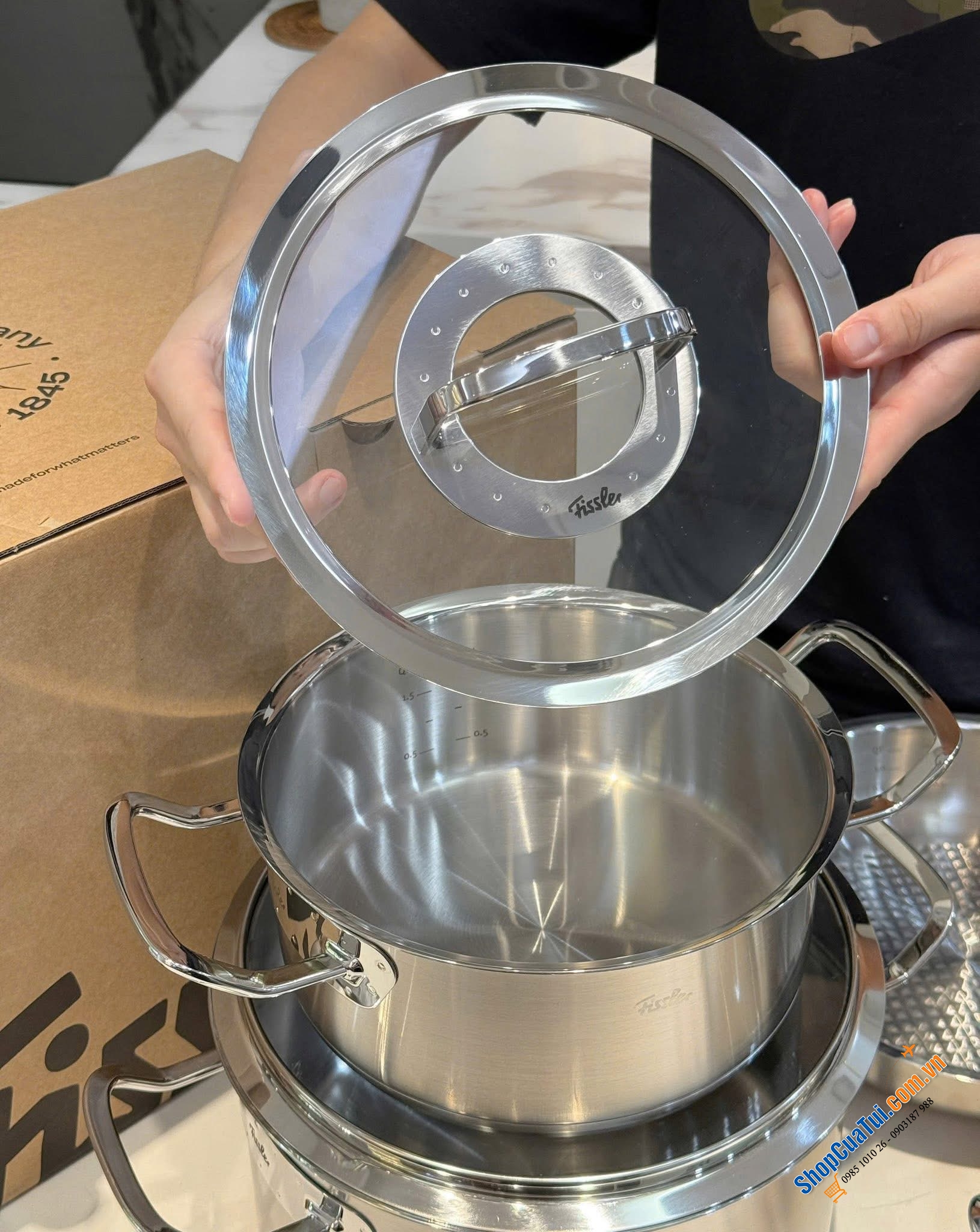 Bộ nồi Fissler Profi Original siêu cao cấp.