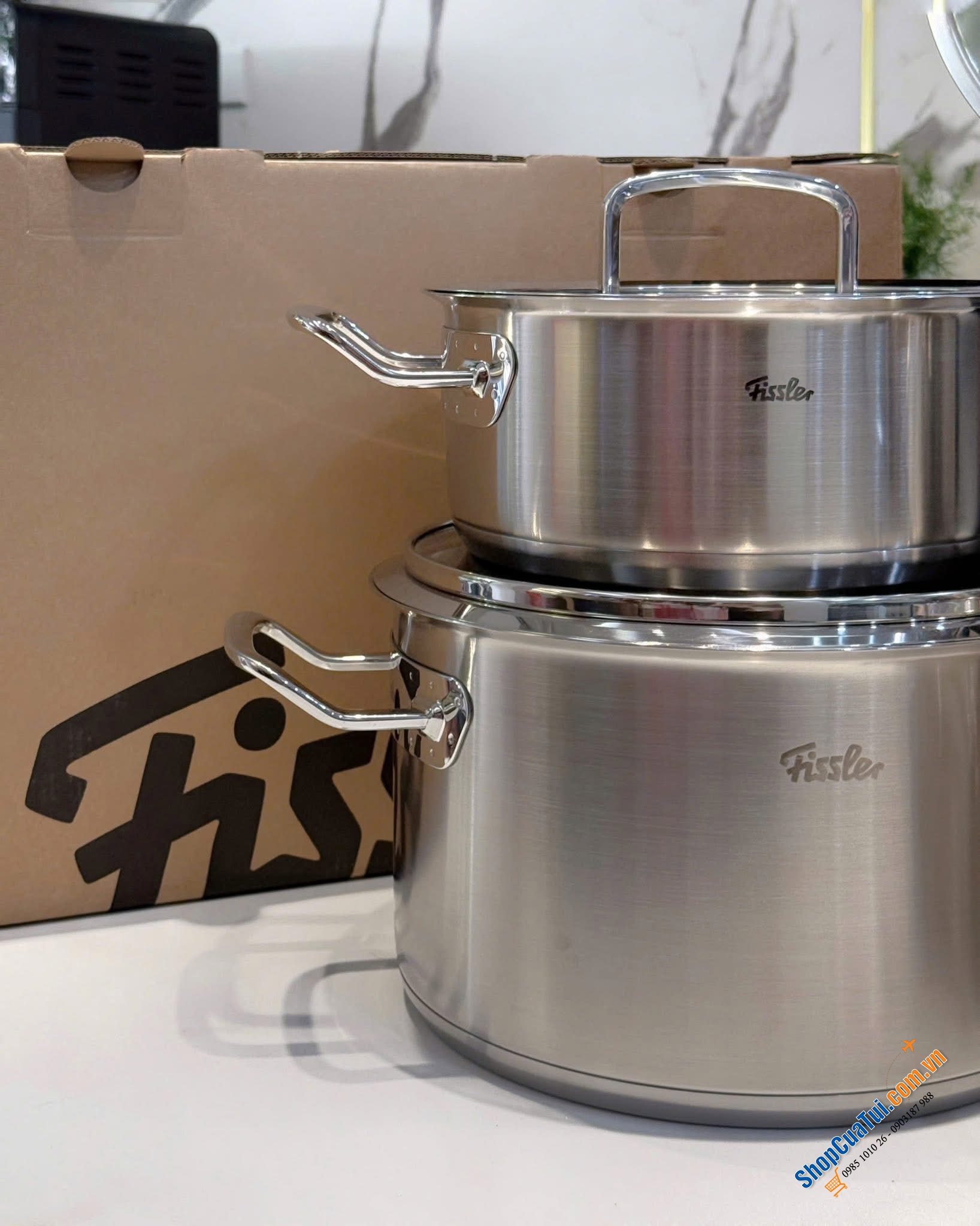 Bộ nồi Fissler Profi Original siêu cao cấp.