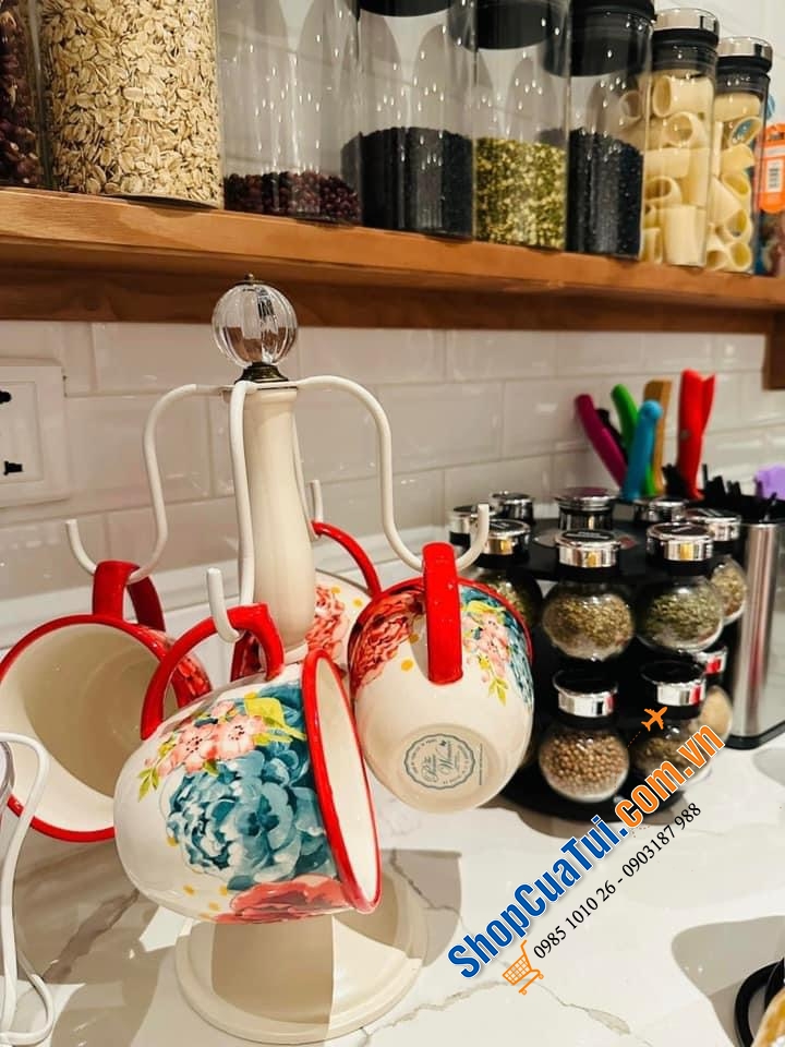 Set 4 cốc Pioneer hoạ tiết rất yêu.