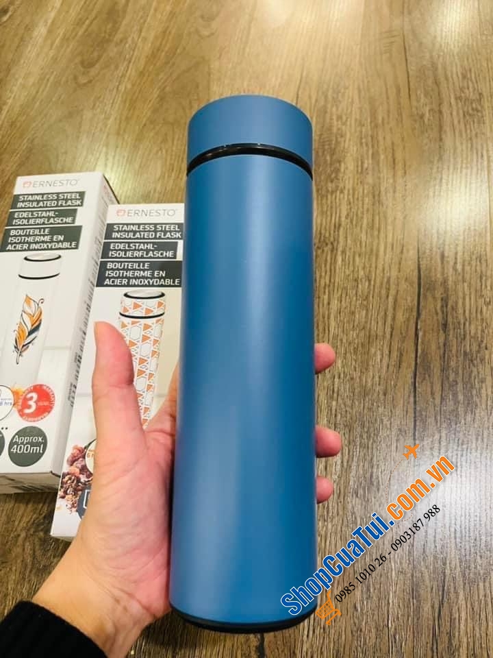 BÌNH GIỮ NHIỆT ERNESTO ĐỨC 400ml KÈM LÕI LỌC TRÀ (có thể tháo rời)