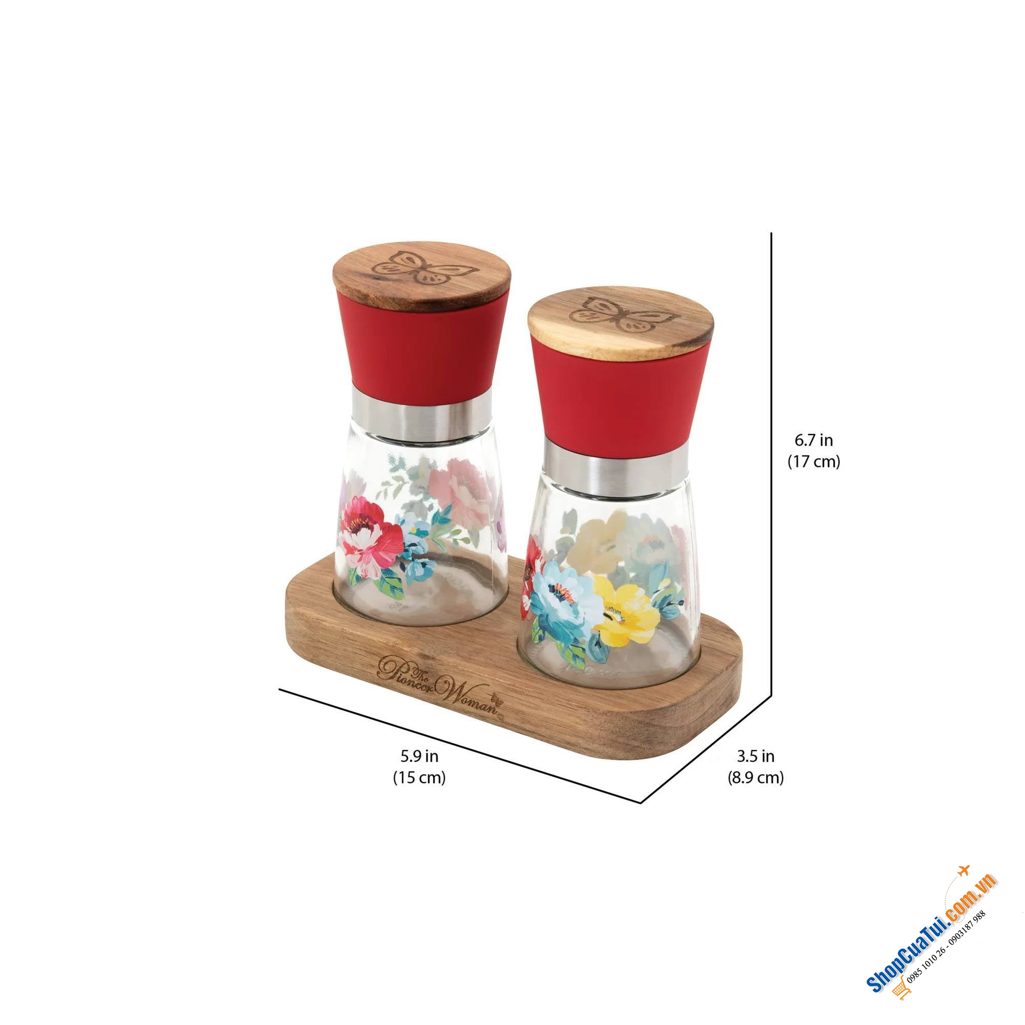 Sét xay tiêu xay muối The Pioneer Woman