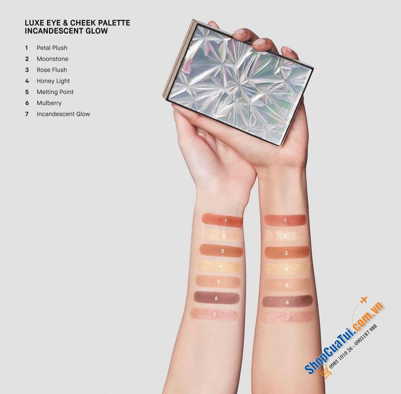 SET PHẤN MẮT VÀ PHẤN MÁ BOBBI BROWN.