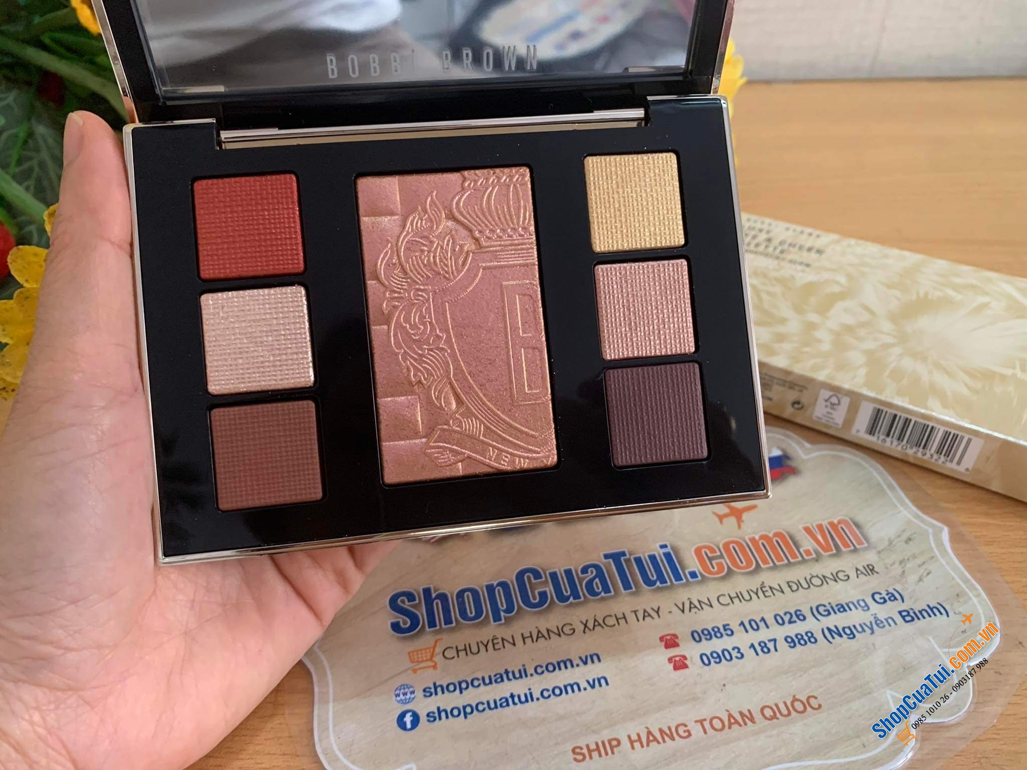 SET PHẤN MẮT VÀ PHẤN MÁ BOBBI BROWN.