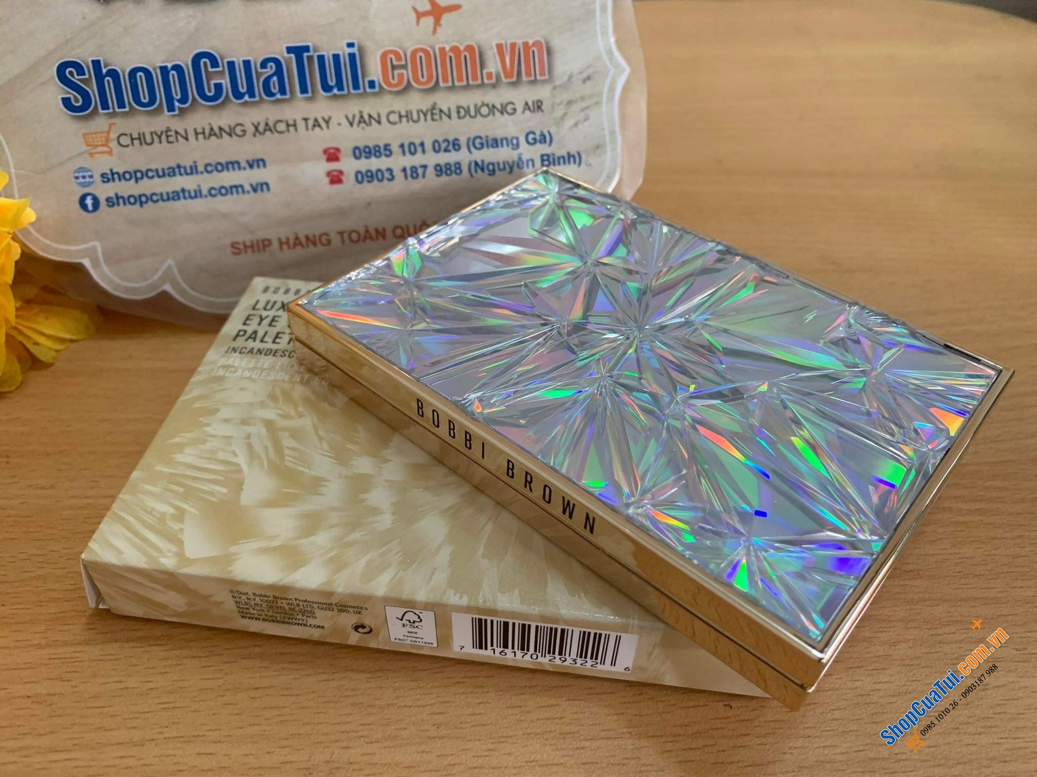 SET PHẤN MẮT VÀ PHẤN MÁ BOBBI BROWN.