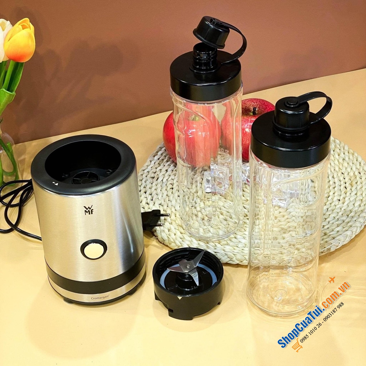 MÁY XAY SINH TỐ MINI WMF KÜCHENMINIS MIX & GO.