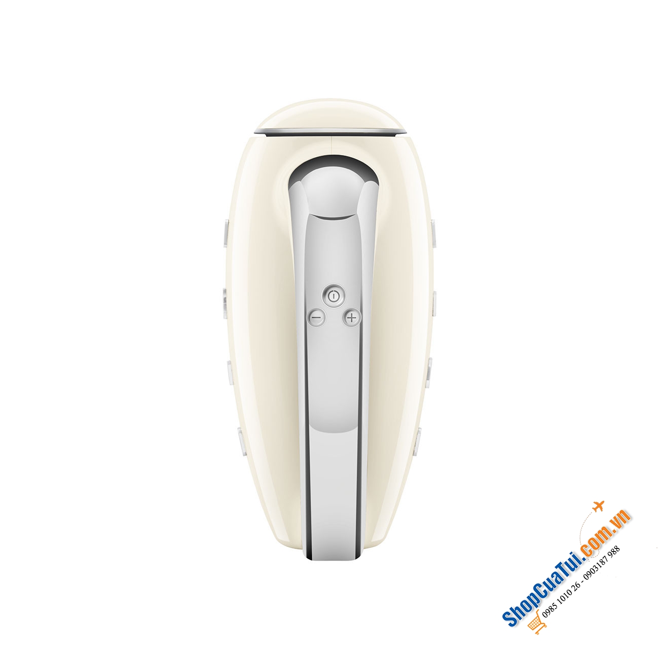 Máy đánh trứng trộn bột cầm tay SMEG HMF01CREU cream màu kem phong cách retro