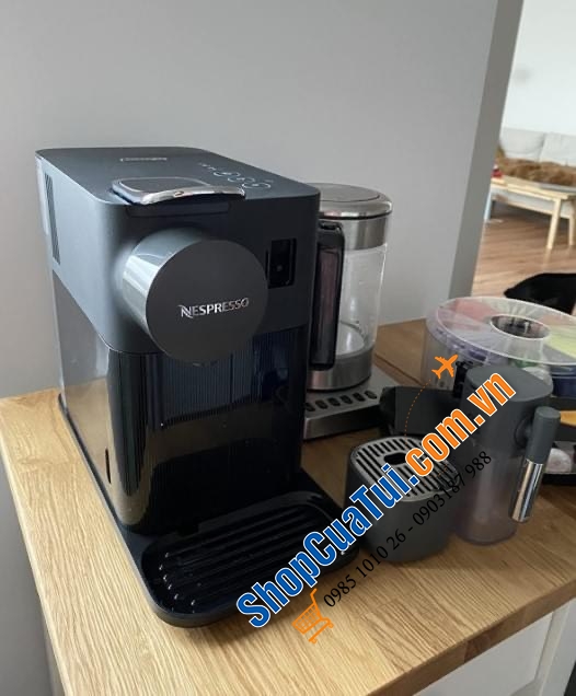 Máy pha cafe viên nén Nespresso DeLonghi Lattissima One EN 510.B, Kapselmaschine (schwarz) - màu đen