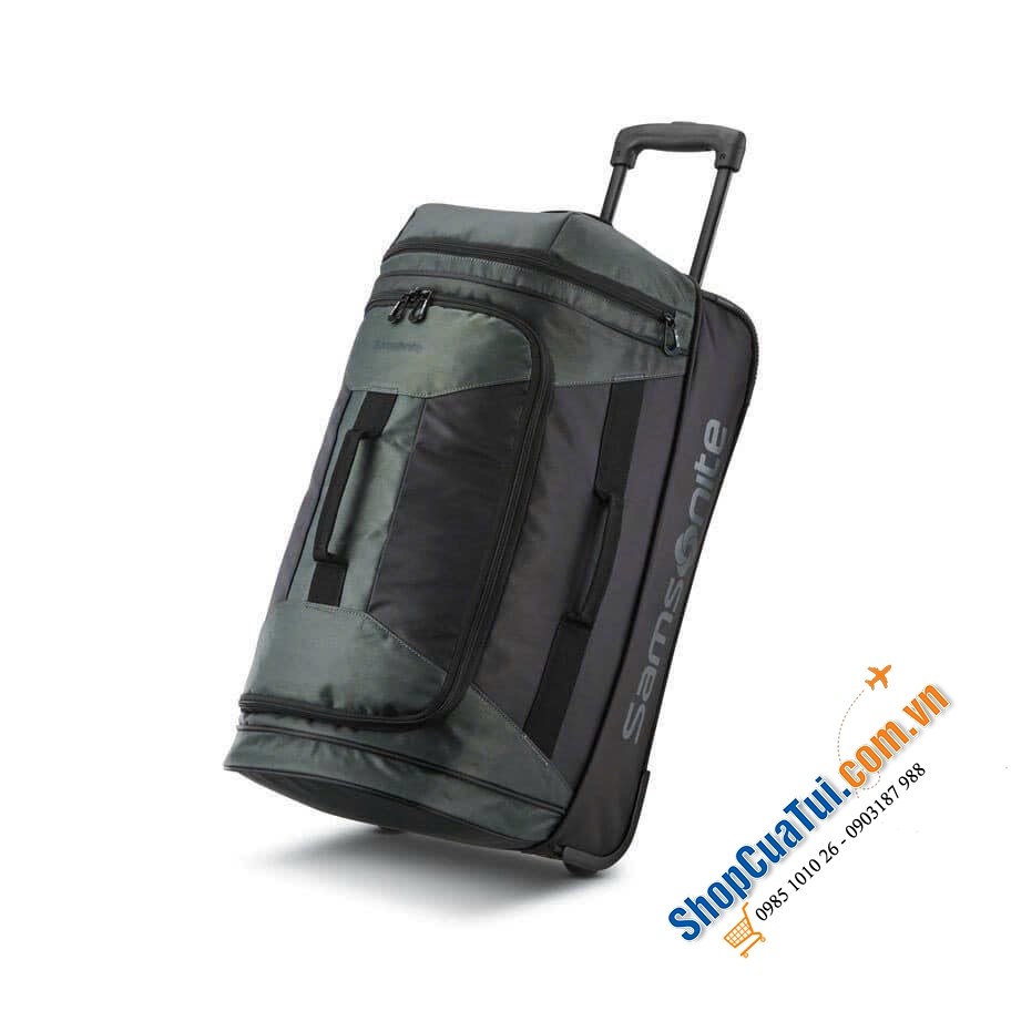 Valy kéo Samsonite Andante 2 -  BALO KÉO SAMSONITE - bản cập nhật của túi du lịch 2 bánh Andante bằng polyester chống thấm nước, tay cầm kéo khóa, di chuyển dễ dàng