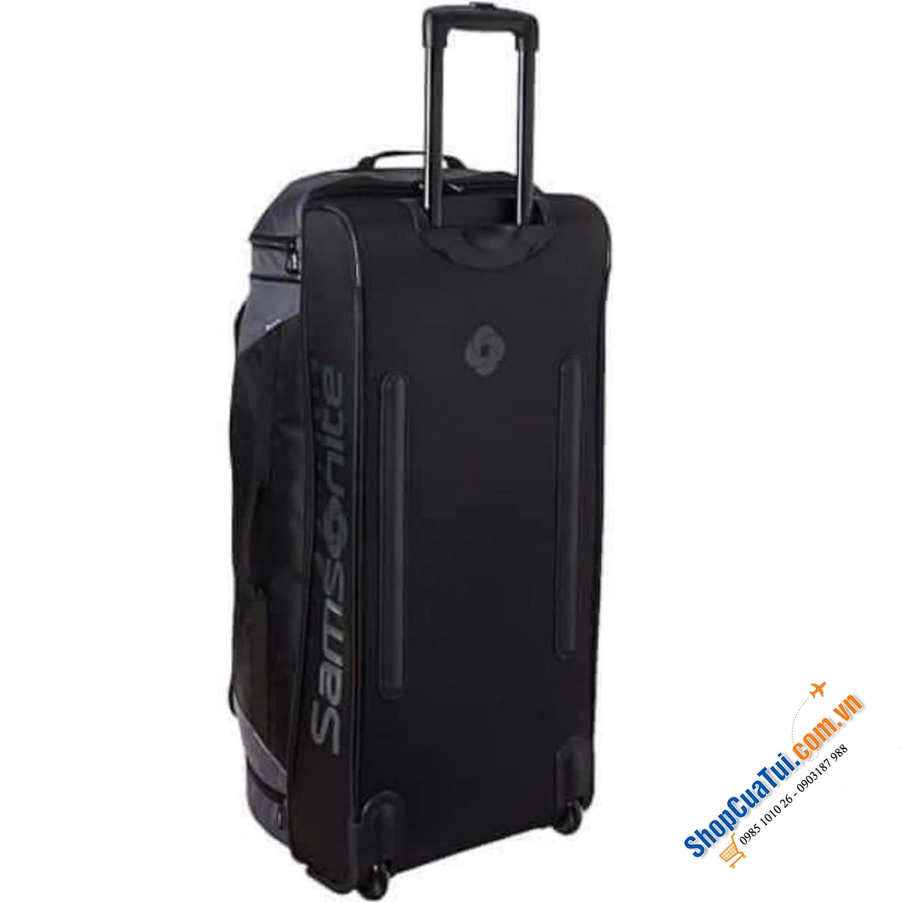 Valy kéo Samsonite Andante 2 -  BALO KÉO SAMSONITE - bản cập nhật của túi du lịch 2 bánh Andante bằng polyester chống thấm nước, tay cầm kéo khóa, di chuyển dễ dàng
