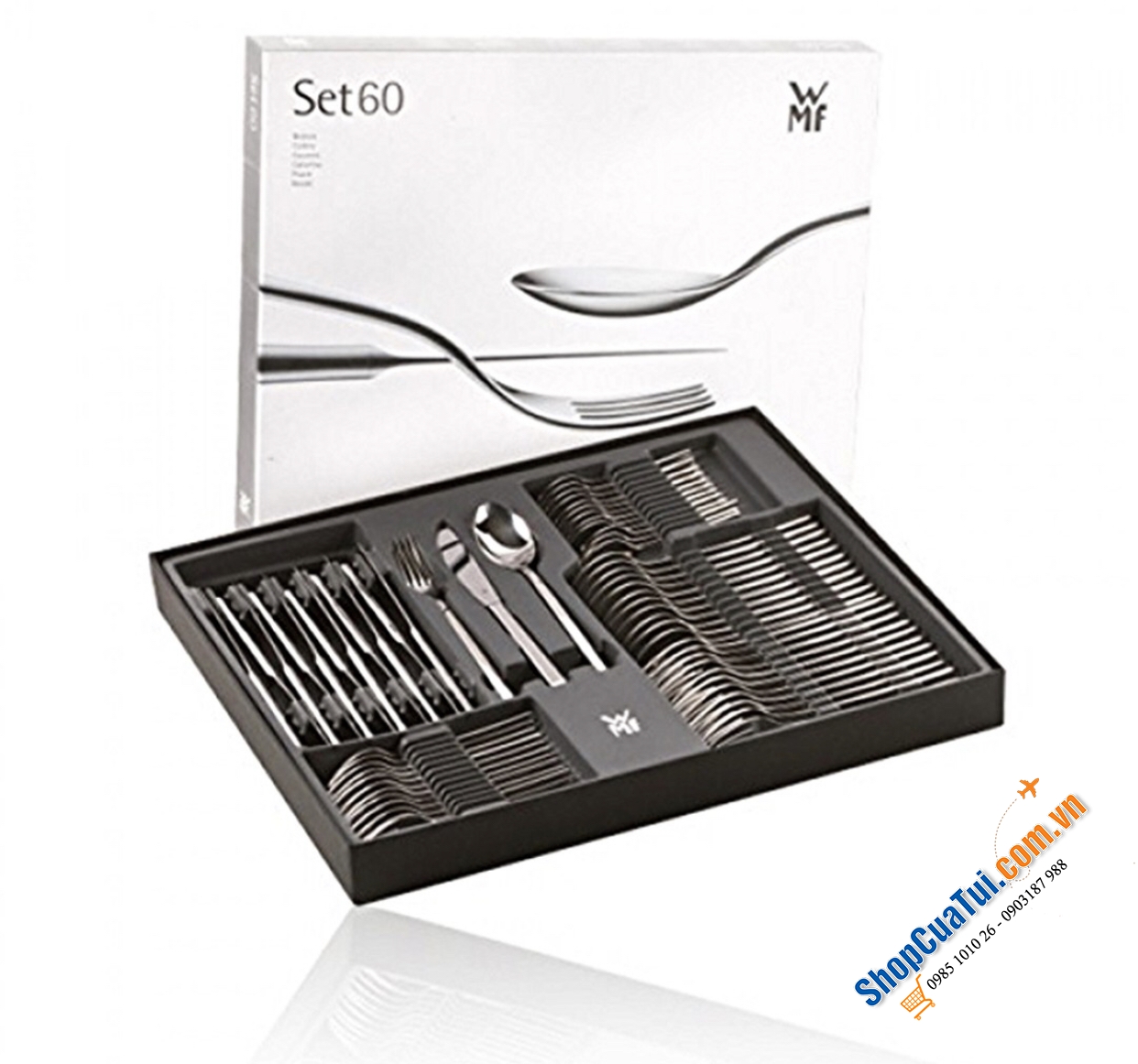 BỘ DAO THÌA DĨA WMF ATRIA set 60 món Thiết kế tối giản, vượt thời gian