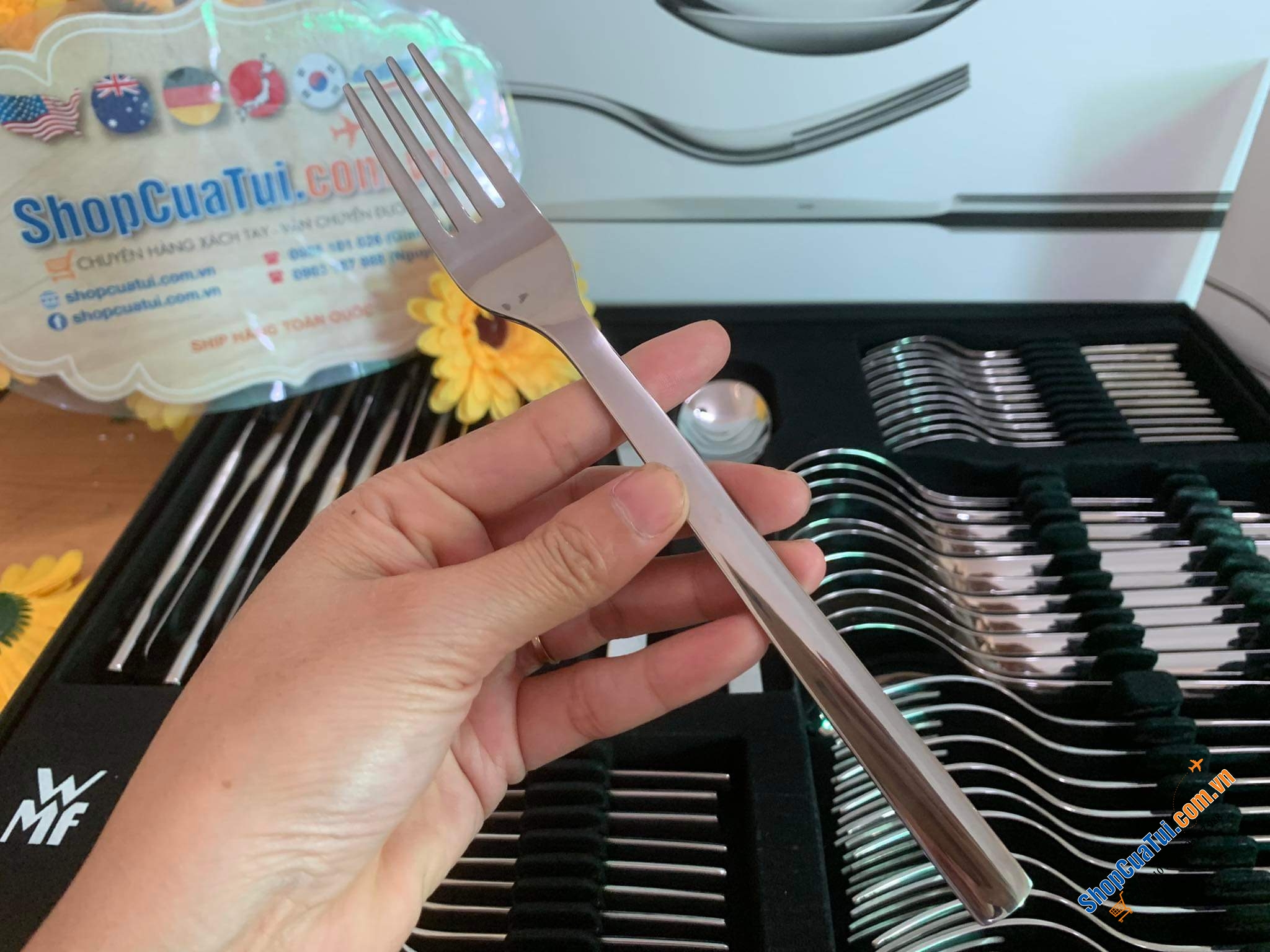 BỘ DAO THÌA DĨA WMF ATRIA set 60 món Thiết kế tối giản, vượt thời gian