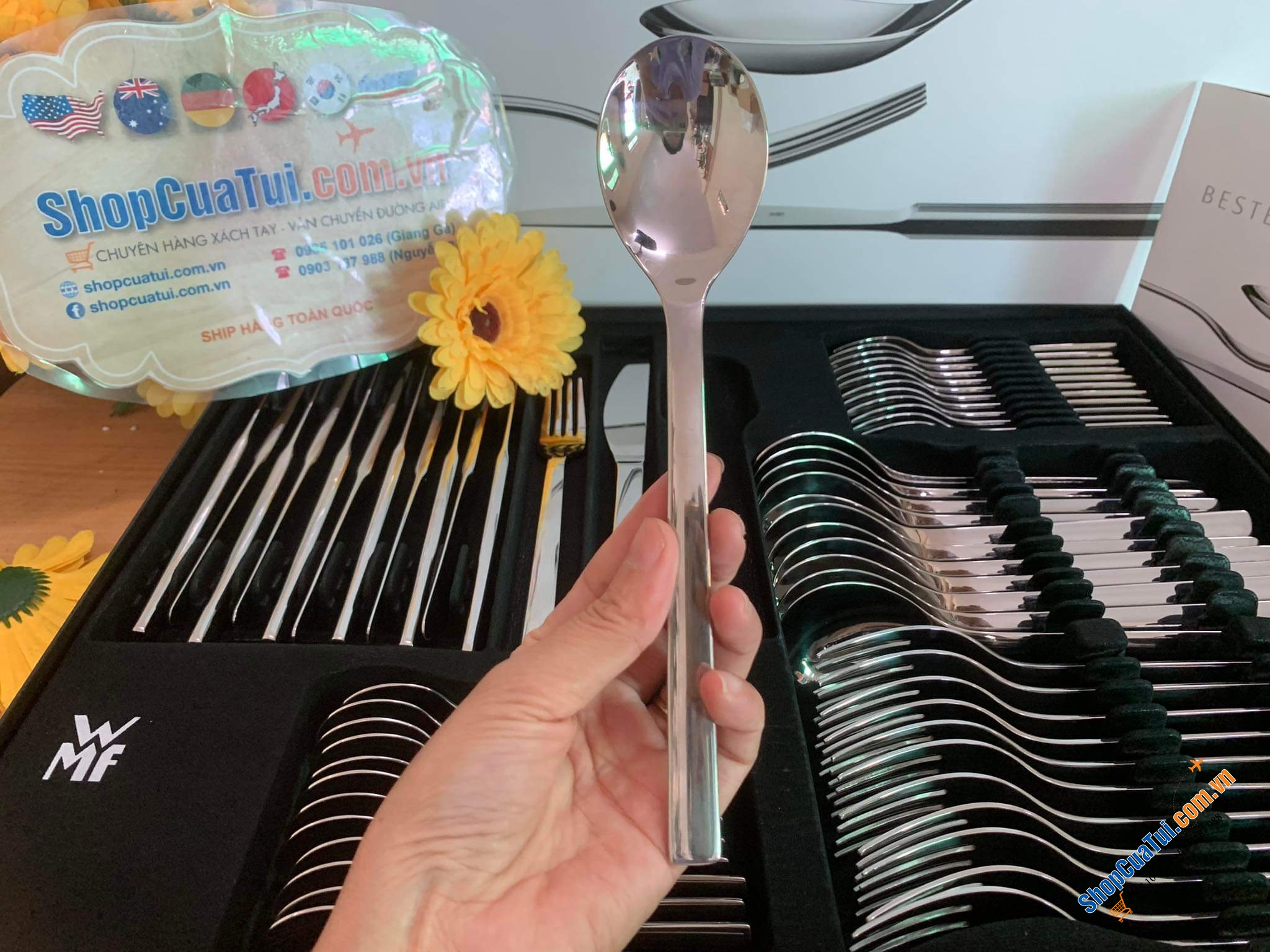 BỘ DAO THÌA DĨA WMF ATRIA set 60 món Thiết kế tối giản, vượt thời gian