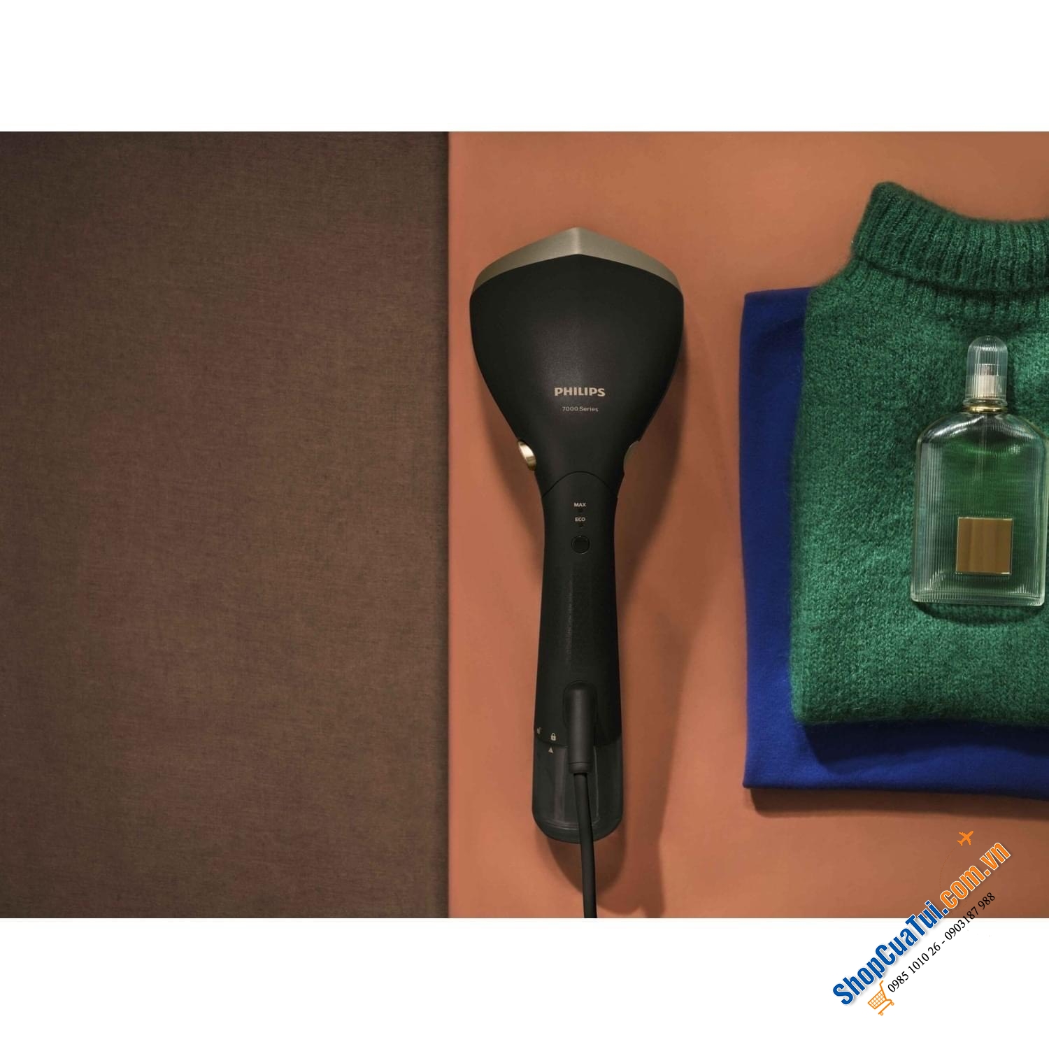 Bàn là hơi nước cầm tay Philips STH7060/80 -Model cao cấp nhất của Philips 2023 - Công suất 1500w