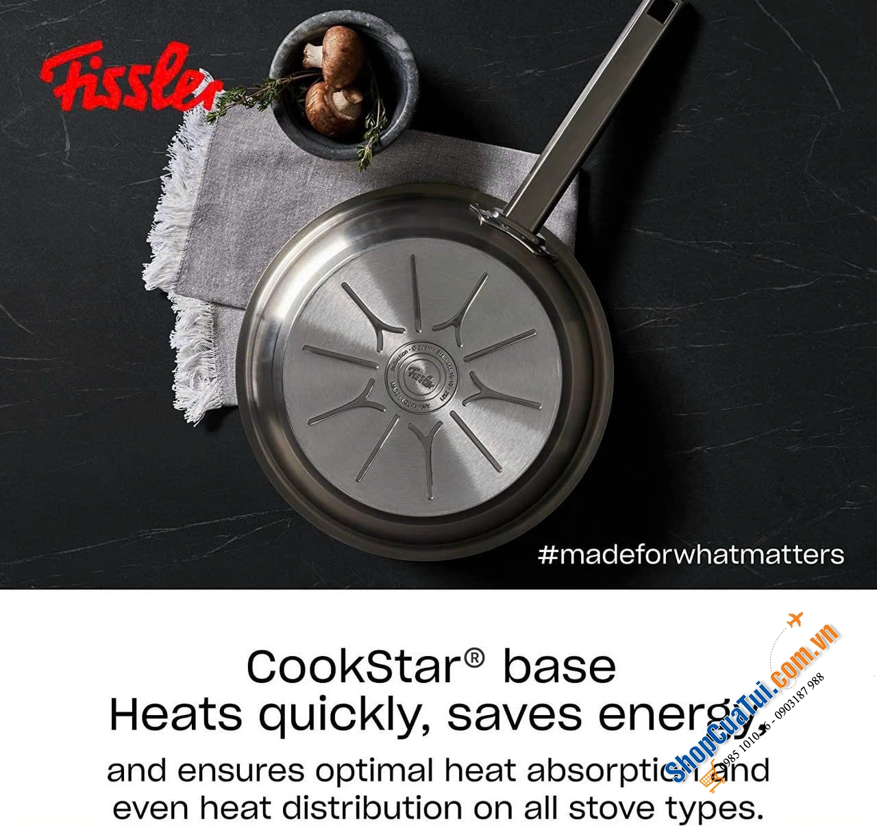 CHẢO FISSLER PROFI ORIGINAL COLLECTION 28CM CỰC KÌ BỀN - Sản xuất tại Đức