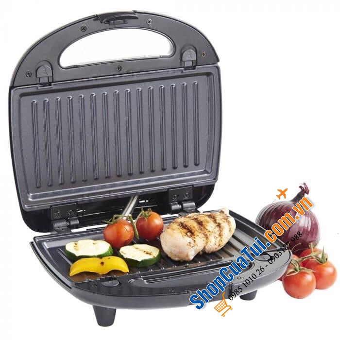 MÁY VONSHEF 3 in 1: NƯỚNG THỊT, KẸP SANDWICH, LÀM BÁNH WAFFEL