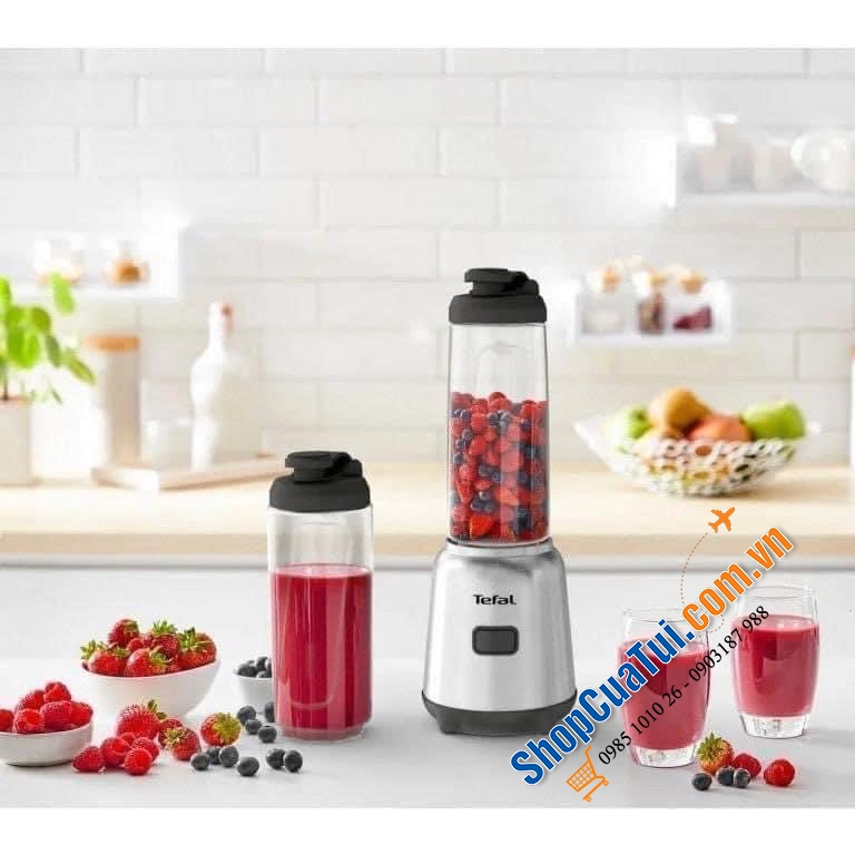Máy xay sinh tố mini Tefal BL15FD Mix & Move Mini -Standmixer (1 cối, 2 bình).