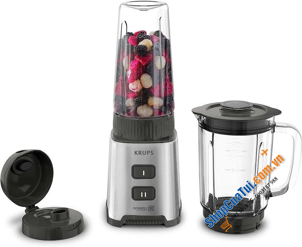 Máy xay sinh tố Krups KB17GD Standmixer Pulseo (0,7L-400W).
