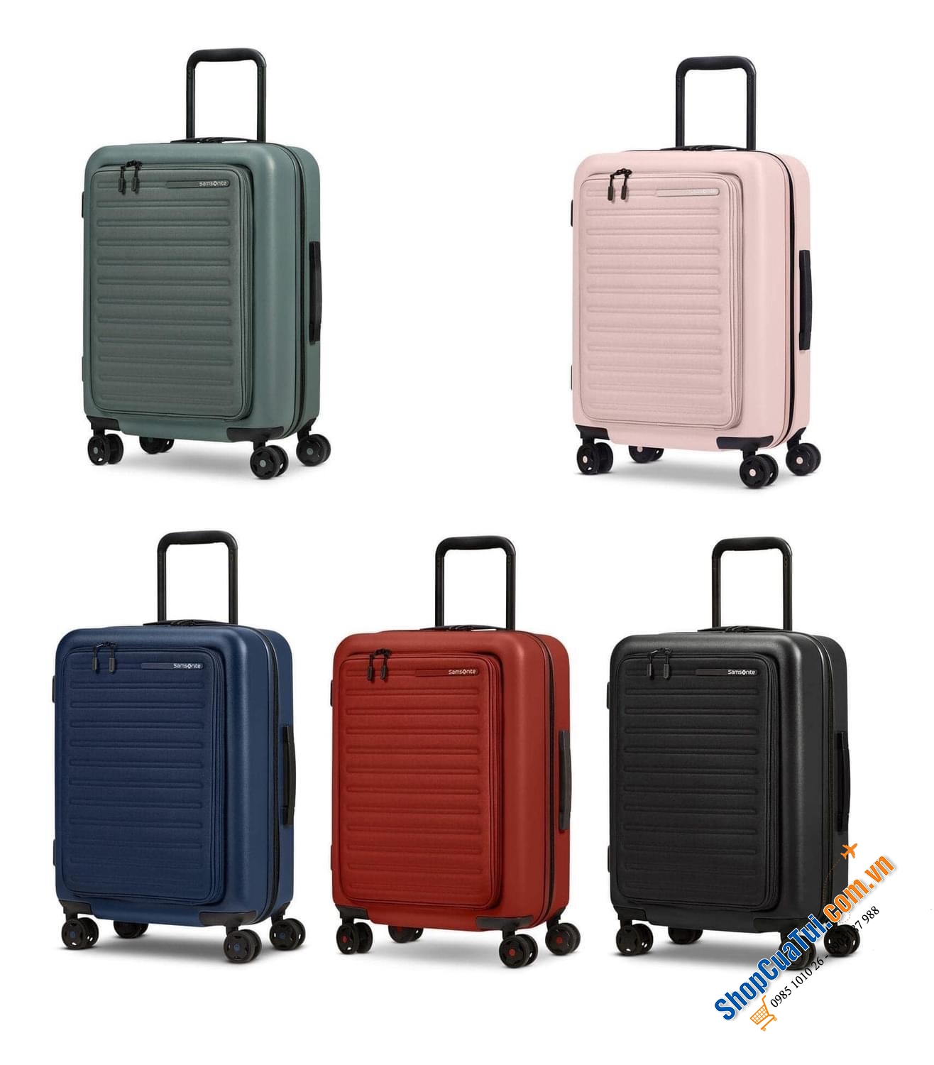 Valy Samsonite STACK D EASY ACCESS size cabin - có ngăn để laptop