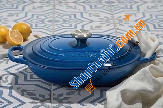 NỒI CHẢO GANG OVAL LE CREUSET BRATER OBLONG - 31cm thật không thể diễn tả hết được bằng ngôn từ.