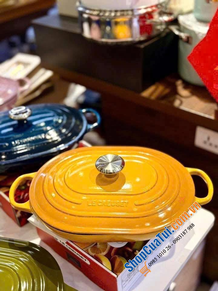 NỒI CHẢO GANG OVAL LE CREUSET BRATER OBLONG - 31cm thật không thể diễn tả hết được bằng ngôn từ.