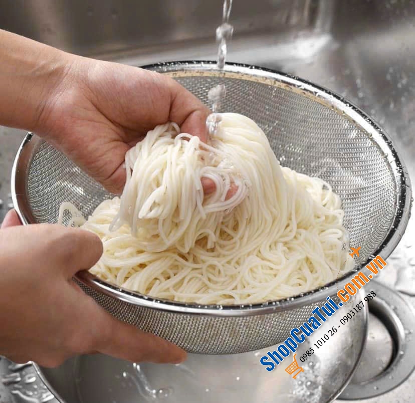 Set bát trộn và rổ lưới thép không gỉ WAGENSTEIGER 22cm hoặc 24cm - Sang trọng hợp về sinh phù hợp với mọi căn bếp