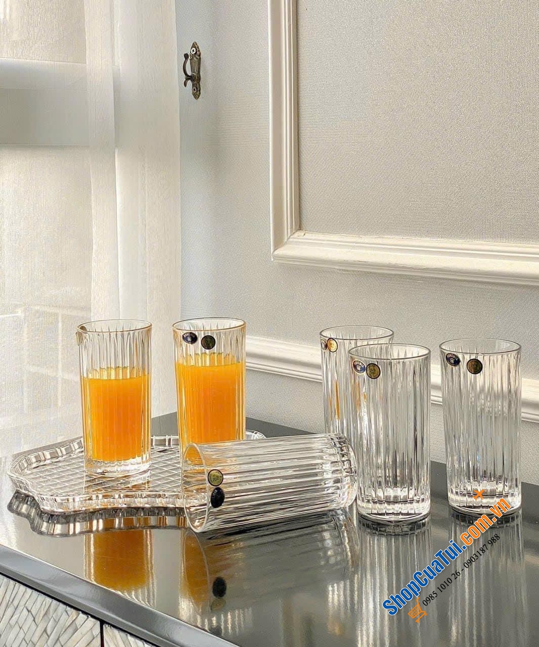 Đĩa pha lê Bohemia Crystal Diamond Cut 30.5cm - Đĩa pha lê Bohemia mẫu mới 2023 - phù hợp cho nhiều nhu cầu: Để cốc, trái cây, đồ ăn tráng miệng, bày rau củ salad…