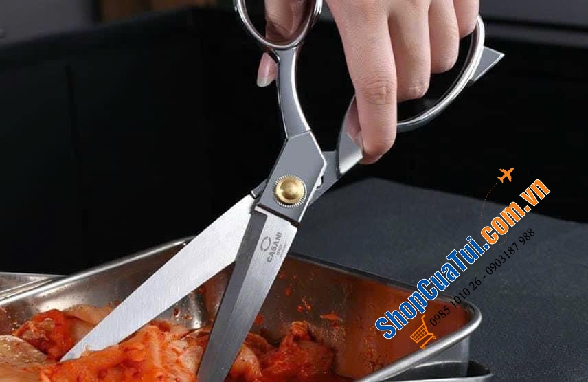 Kéo đa năng cao cấp Casani Italy - có cắt từ thịt cá cho đến rau củ… rất ngọt và bén